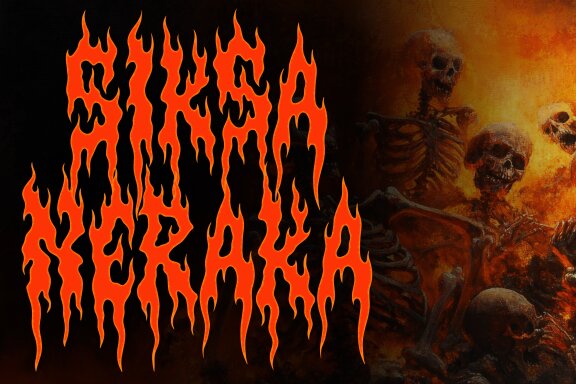Huruhara | Black Metal Font