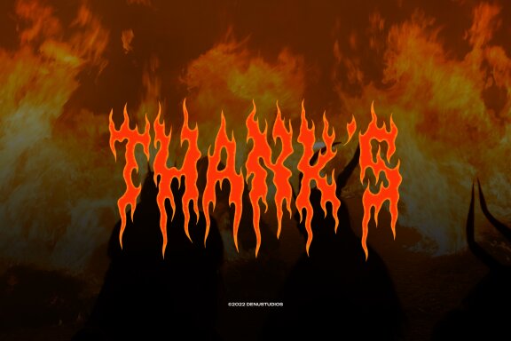 Huruhara | Black Metal Font