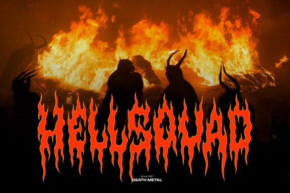 Huruhara | Black Metal Font