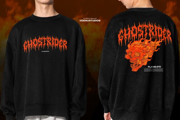 Huruhara | Black Metal Font