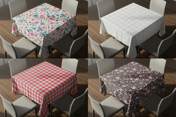 Table Cloth Professional Mockups