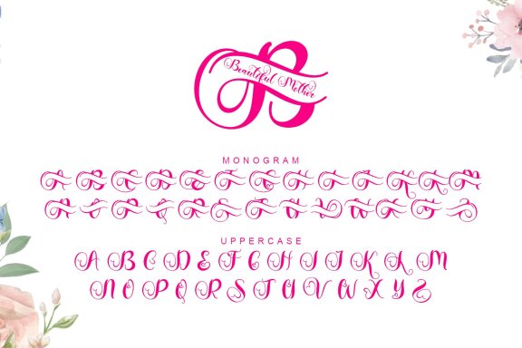 Beautiful Mother Monogram