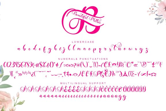 Beautiful Mother Monogram