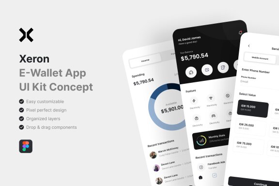 E-Wallet App UI Kit