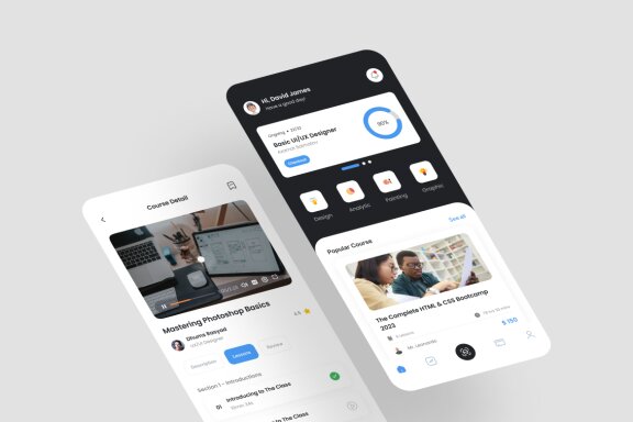 Online Course App UI Kit