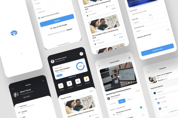 Online Course App UI Kit