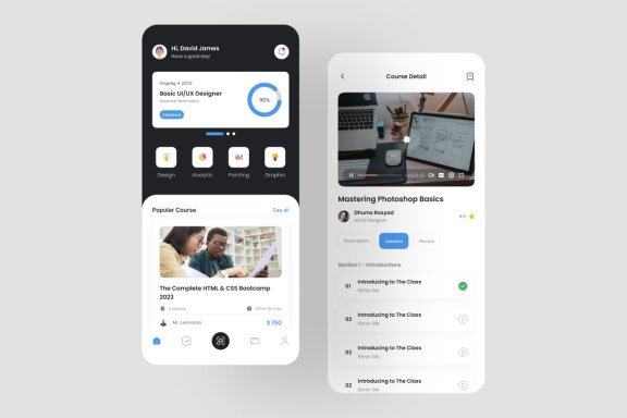 Online Course App UI Kit