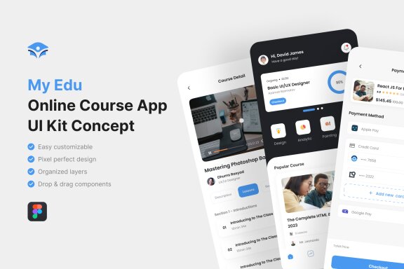 Online Course App UI Kit