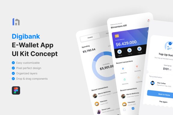 E-Wallet App UI Kit