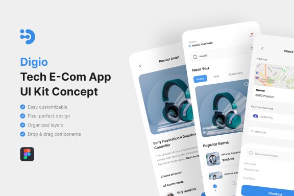 Tech Ecomerce App UI Kit