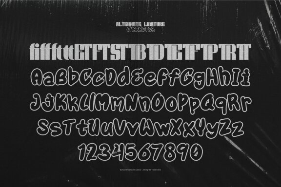 Stary9 | Experimental Combination Font