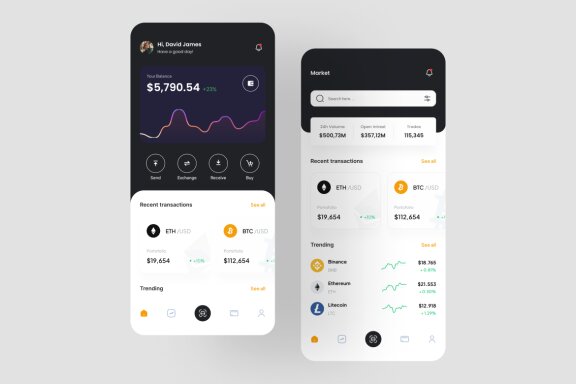 Crypto App UI Kit