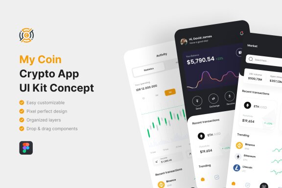 Crypto App UI Kit