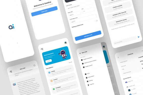 AI Chatbot App UI Kit