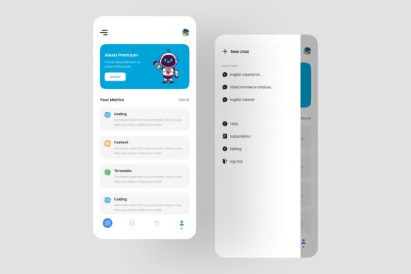 AI Chatbot App UI Kit