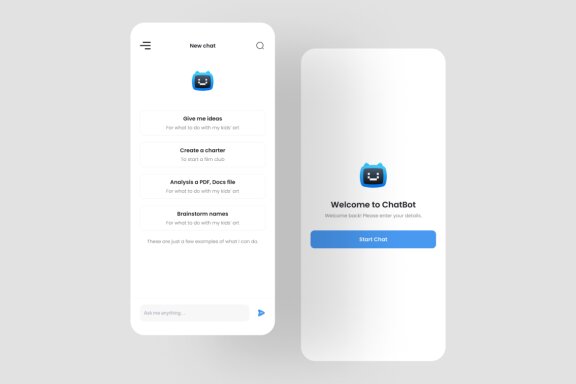 AI Chatbot App UI Kit