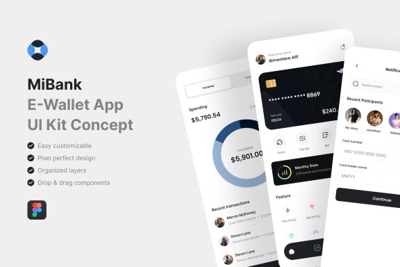 E-Wallet App UI Kit