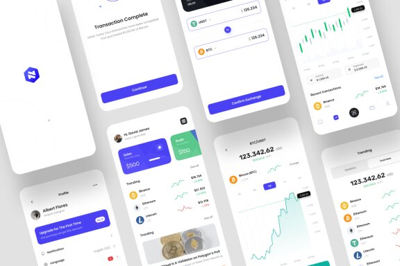 Crypto App UI Kit