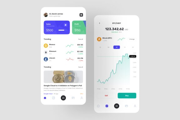 Crypto App UI Kit