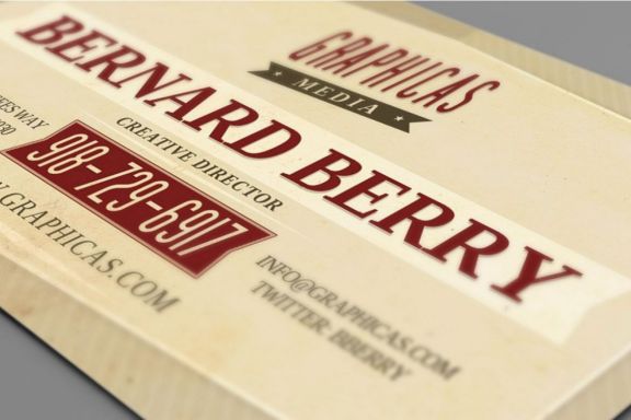 Retro Business Card Template 03
