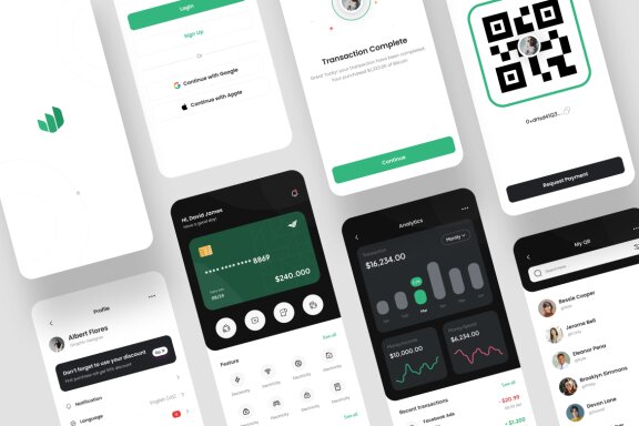  E-Wallet App UI Kit