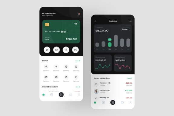  E-Wallet App UI Kit