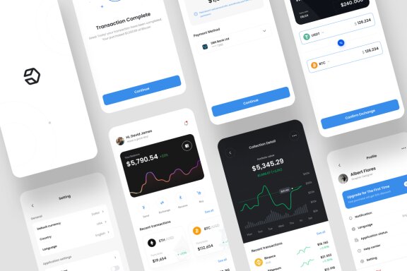 Crypto App UI Kit