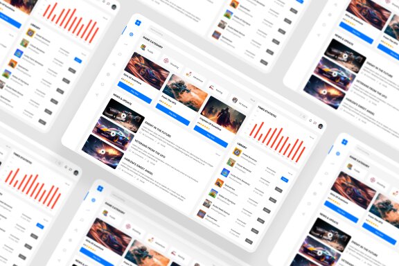 Games Dashboard UI Kit