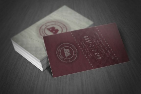 Retro Business Card Template 05