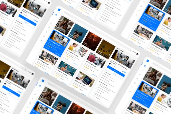 Course Dashboard UI Kit* 01 Dashboard Screen