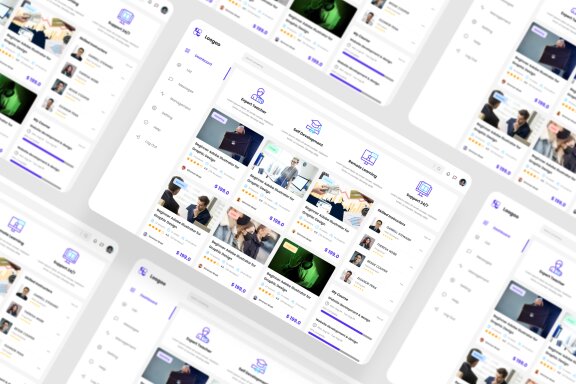 Course Dashboard UI Kit