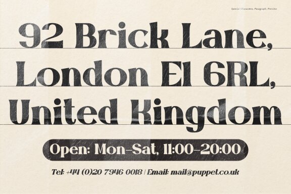 Puppet Master | Bold Serif Display