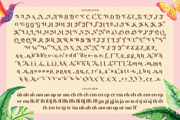Arisan - Display Font Style