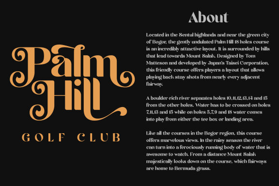 Arisan - Display Font Style