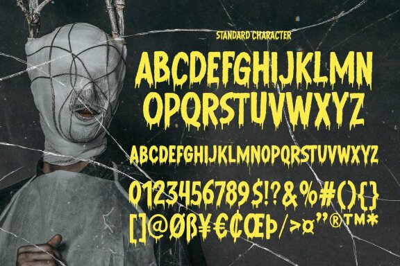 Soulcore Horror Display Font