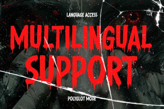 Soulcore Horror Display Font