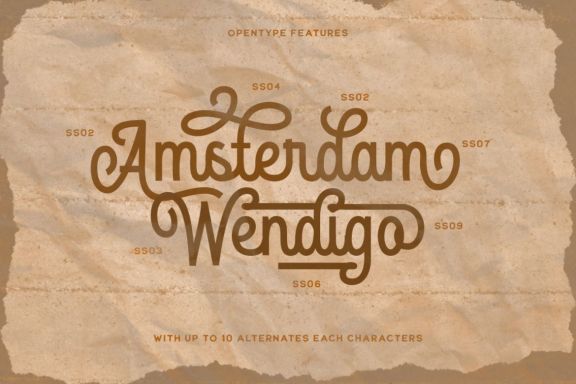 The Rouged - Display Script Font