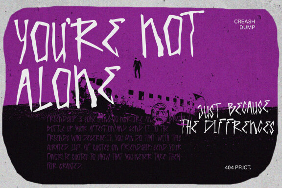 Creash Dump Handwritten Brush Font