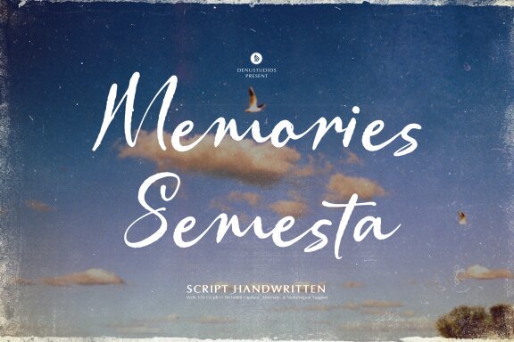 Memories Semesta | Script Handwritten