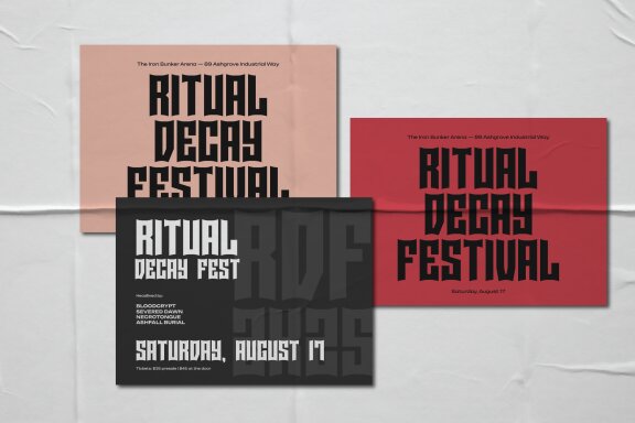 Core Raptor | Display Gothic Font