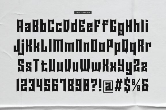 Core Raptor | Display Gothic Font
