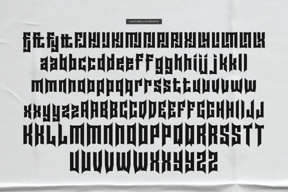 Core Raptor | Display Gothic Font