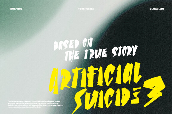 Dawn Atherisk Speed Hard Brush Font