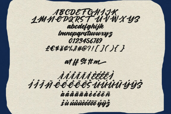 Gategio Lutem Script Handmade Bold Font