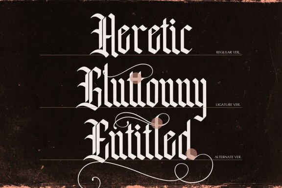 Regalstein | Blackletter Typeface