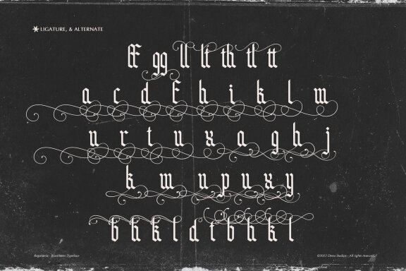 Regalstein | Blackletter Typeface