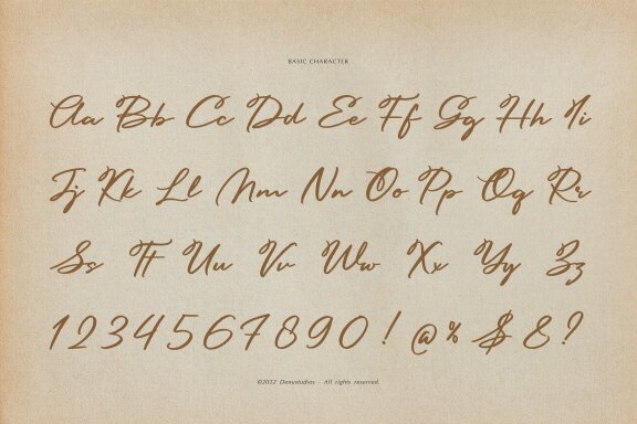 Larickson Fracture | Script Handwritten