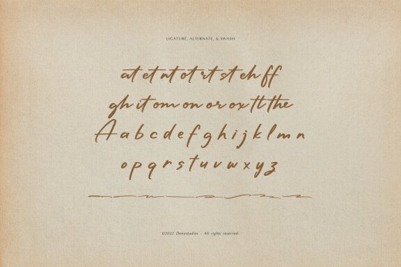 Larickson Fracture | Script Handwritten