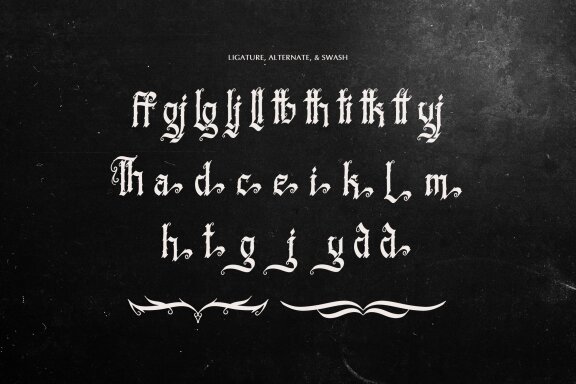 Walter Notailor | Blackletter Typeface