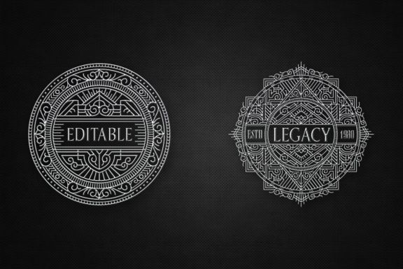 Art Deco - Vintage Badges